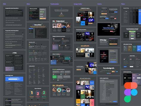 Free Figma Website Template .